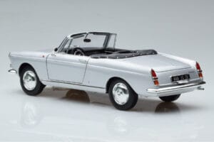 Peugeot 404 Cabriolet Silver Norev 1:18 184835 Diecast — photo 7 of 8