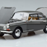 Peugeot 404 Coupe Graphite Grey Norev 1:18 - image 2 of 7