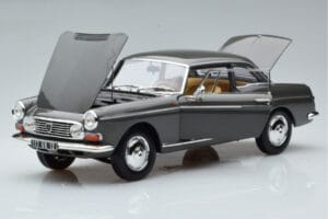Peugeot 404 Coupe Graphite Grey Norev 1:18 184834 Diecast — photo 2 of 7