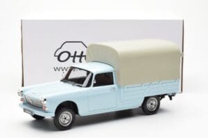 Peugeot 404 Pickup Bache Pastel Blue Otto 1:18 OT1036 Resin — photo 6 of 6