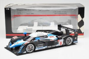 Peugeot 908 HDI FAP LMP1 #8 M. Lamy / S. Sarrazin / A. Wurz 5th Place 24 Hours of Le Mans 2008 Minichamps 1:18 150081208 Diec — photo 6 of 6