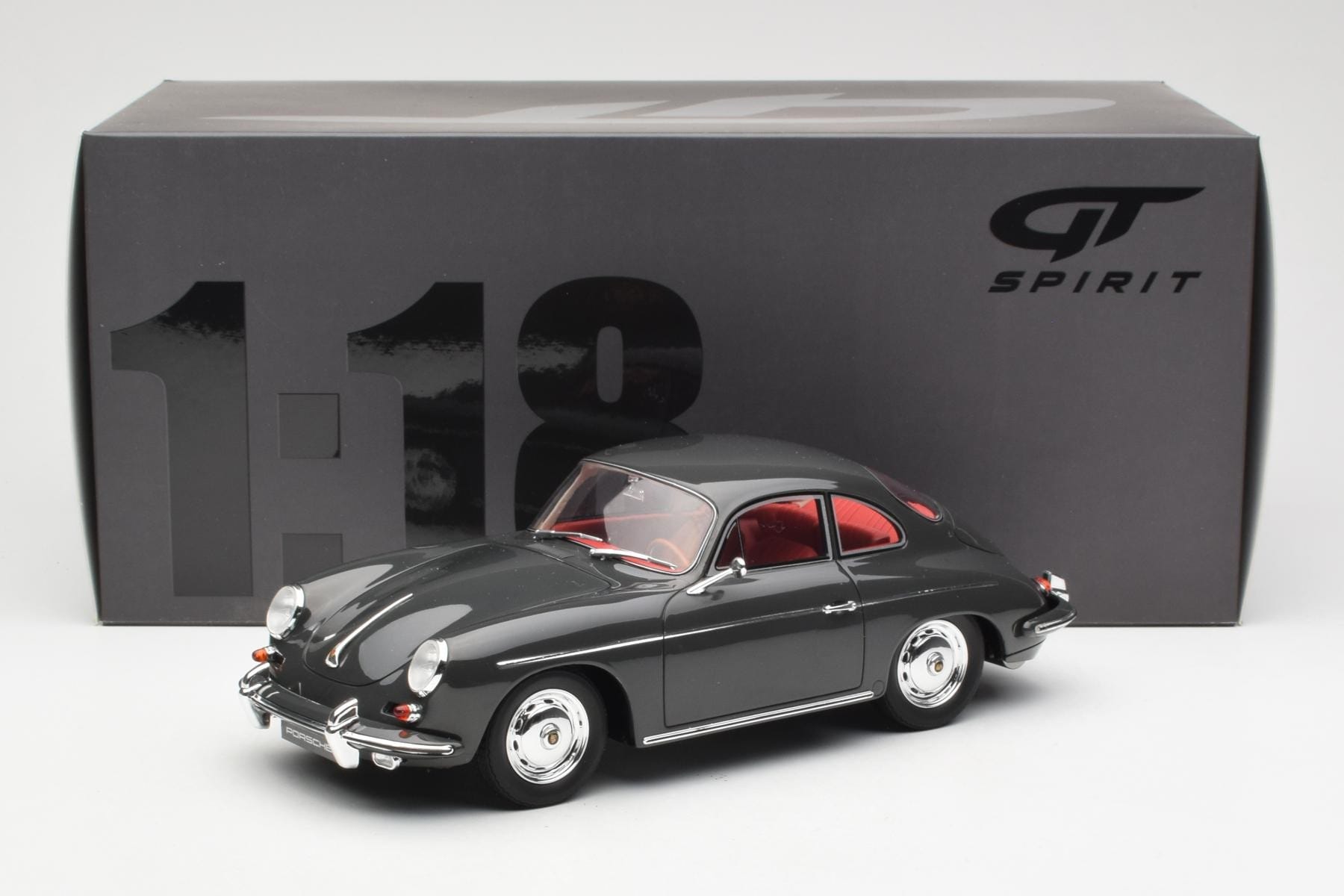 Porsche 356B 2000 GS Carrera 2 Grey GT Spirit 1:18 GT793 Resin — photo 6 of 6
