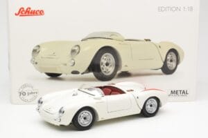 Porsche 550 Spyder 70 Years Edition White Schuco 1:18 450033300 Diecast — photo 8 of 8