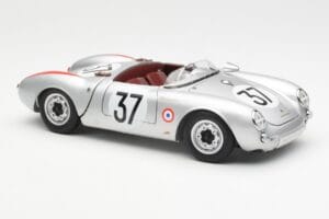 Porsche 550 RS Spyder #37 H. Polensky / R. von Frankenberg 24 Hours of Le Mans 1955 Schuco 1:18 450033400 Diecast — photo 6 of 8