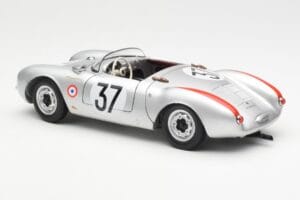 Porsche 550 RS Spyder #37 H. Polensky / R. von Frankenberg 24 Hours of Le Mans 1955 Schuco 1:18 450033400 Diecast — photo 7 of 8