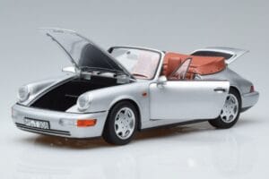 Porsche 911 964 Carrera 2 Cabriolet Silver Norev 1:18 187330 Diecast — photo 2 of 7