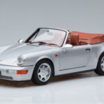 Porsche 911 964 Carrera 2 Cabriolet Silver Norev 1:18 187330 Diecast