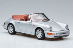 Porsche 911 964 Carrera 2 Cabriolet Silver Norev 1:18 187330 Diecast — photo 5 of 7