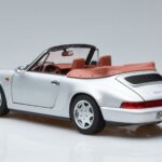 Porsche 911 964 Carrera 2 Cabriolet Silver Norev 1:18 187330 Diecast - image 6 of 7