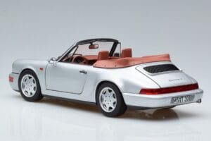 Porsche 911 964 Carrera 2 Cabriolet Silver Norev 1:18 187330 Diecast — photo 6 of 7