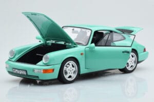 Porsche 911 964 Carrera 2 Mint Green Norev 1:18 187327 Diecast — photo 2 of 8