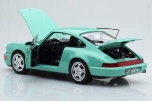 Porsche 911 964 Carrera 2 Mint Green Norev 1:18 187327 Diecast — photo 3 of 8