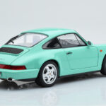 Porsche 911 964 Carrera 2 Mint Green Norev 1:18 - image 4 of 8
