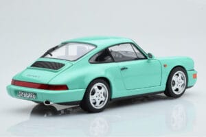 Porsche 911 964 Carrera 2 Mint Green Norev 1:18 187327 Diecast — photo 4 of 8