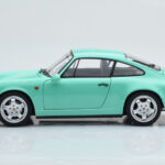 Porsche 911 964 Carrera 2 Mint Green Norev 1:18 - image 5 of 8