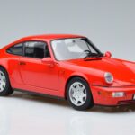 Porsche 911 964 Carrera 2 Red Norev 1:18 187320 Diecast - image 5 of 7