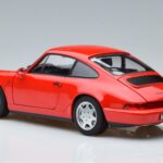 Porsche 911 964 Carrera 2 Red Norev 1:18 187320 Diecast - image 6 of 7