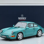 Porsche 911 964 Carrera 2 Wimbledon Green Norev 1:18 - image 8 of 8