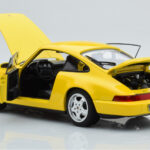 Porsche 911 964 Carrera 2 Yellow Norev 1:18 - image 3 of 8