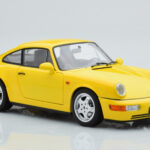 Porsche 911 964 Carrera 2 Yellow Norev 1:18 - image 6 of 8
