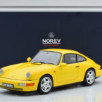 Porsche 911 964 Carrera 2 Yellow Norev 1:18 - image 8 of 8