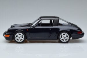 Porsche 911 964 Carrera 4 Targa Blue Norev 1:18 187340 Diecast — photo 4 of 8