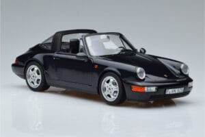 Porsche 911 964 Carrera 4 Targa Blue Norev 1:18 187340 Diecast — photo 6 of 8