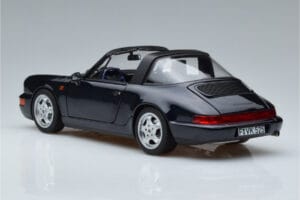 Porsche 911 964 Carrera 4 Targa Blue Norev 1:18 187340 Diecast — photo 7 of 8