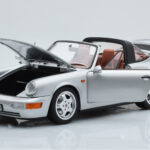 Porsche 911 964 Carrera 4 Targa Polar Silver Norev 1:18 - image 2 of 9