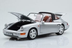 Porsche 911 964 Carrera 4 Targa Polar Silver Norev 1:18 187342 Diecast — photo 2 of 9