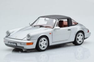 Porsche 911 964 Carrera 4 Targa Polar Silver Norev 1:18 187342 Diecast — photo 4 of 9