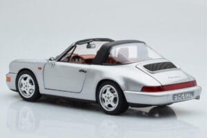 Porsche 911 964 Carrera 4 Targa Polar Silver Norev 1:18 187342 Diecast — photo 8 of 9