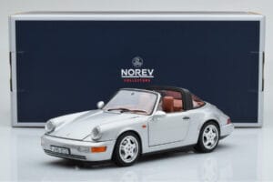 Porsche 911 964 Carrera 4 Targa Polar Silver Norev 1:18 187342 Diecast — photo 9 of 9