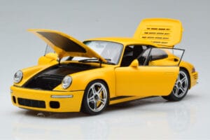 Porsche 911 964 RUF CTR Anniversary Blossom Yellow Almost Real 1:18 880301 Diecast — photo 2 of 8