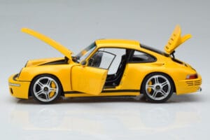 Porsche 911 964 RUF CTR Anniversary Blossom Yellow Almost Real 1:18 880301 Diecast — photo 4 of 8