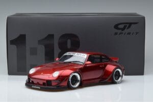 Porsche 911 964 RWB Duck Tail Candy Apple GT Spirit 1:18 GT759 Resin — photo 6 of 6