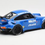 Porsche 911 964 RWB Osho Arrow Blue GT Spirit 1:18 GT448 - image 2 of 6