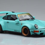 Porsche 911 964 RWB Tiffany Blue GT Spirit 1:18 - image 4 of 6