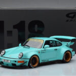 Porsche 911 964 RWB Tiffany Blue GT Spirit 1:18 - image 6 of 6
