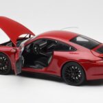 Porsche 911 991 Carrera GTS Carmine Red Schuco 1:18 450039000 - image 5 of 8