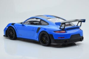 Porsche 911 GT2 RS 991.2 Weissach Package Blue Black Magnesium Wheels Minichamps 1:18 153068316 Diecast — photo 5 of 6