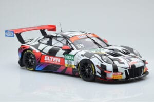 Porsche 911 GT3 R Iron Force by Ring Police #69 J. van Slooten / L. Luhr ADAC GT Masters 2018 Minichamps 1:18 153186969 Dieca — photo 3 of 5