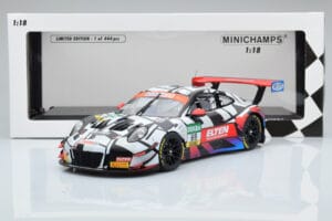 Porsche 911 GT3 R Iron Force by Ring Police #69 J. van Slooten / L. Luhr ADAC GT Masters 2018 Minichamps 1:18 153186969 Dieca — photo 5 of 5