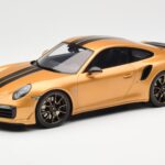 Porsche 911 991.2 Turbo S Exclusive Gold GT Spirit 1:18 GT444