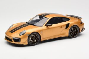 Porsche 911 991.2 Turbo S Exclusive Gold GT Spirit 1:18 GT444