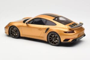 Porsche 911 991.2 Turbo S Exclusive Gold GT Spirit 1:18 GT444 Resin — photo 5 of 6