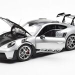 Porsche 911 992 GT3 Weissach Pack GT Silver Metallic Norev 1:18 - image 2 of 8