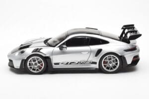 Porsche 911 992 GT3 Weissach Pack GT Silver Metallic Norev 1:18 187366 Diecast — photo 4 of 8