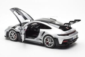 Porsche 911 992 GT3 Weissach Pack GT Silver Metallic Norev 1:18 187366 Diecast — photo 5 of 8