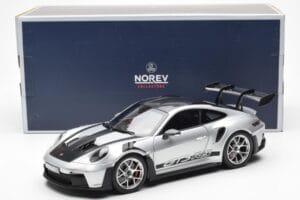 Porsche 911 992 GT3 Weissach Pack GT Silver Metallic Norev 1:18 187366 Diecast — photo 8 of 8